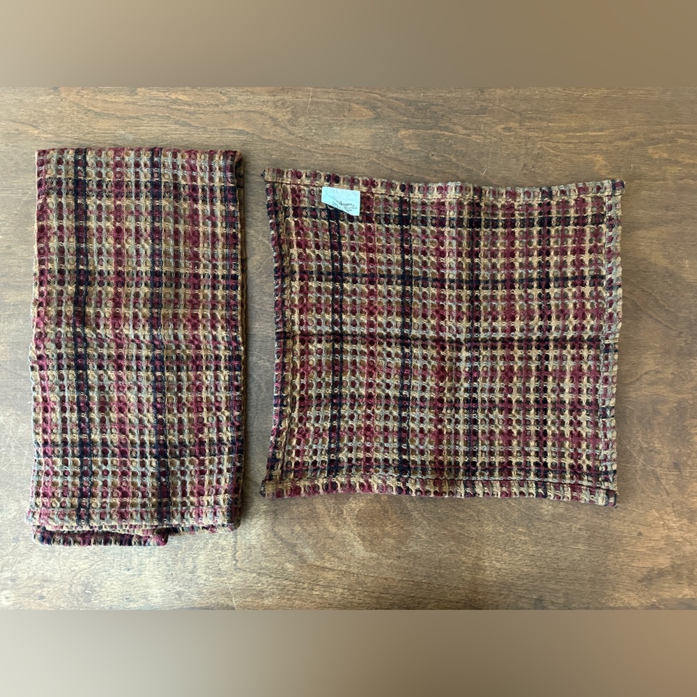 Kitchen towel & cloth set - Brown